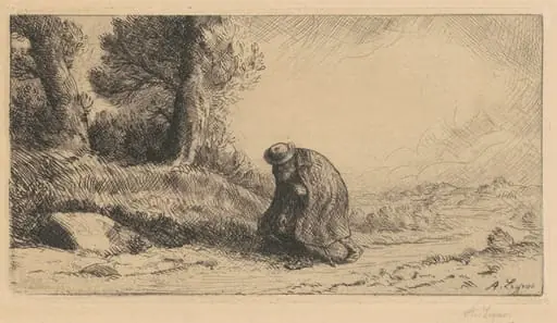 Wayfarer Surprised by a Storm (Le Voyageur surpris par l'Orage)