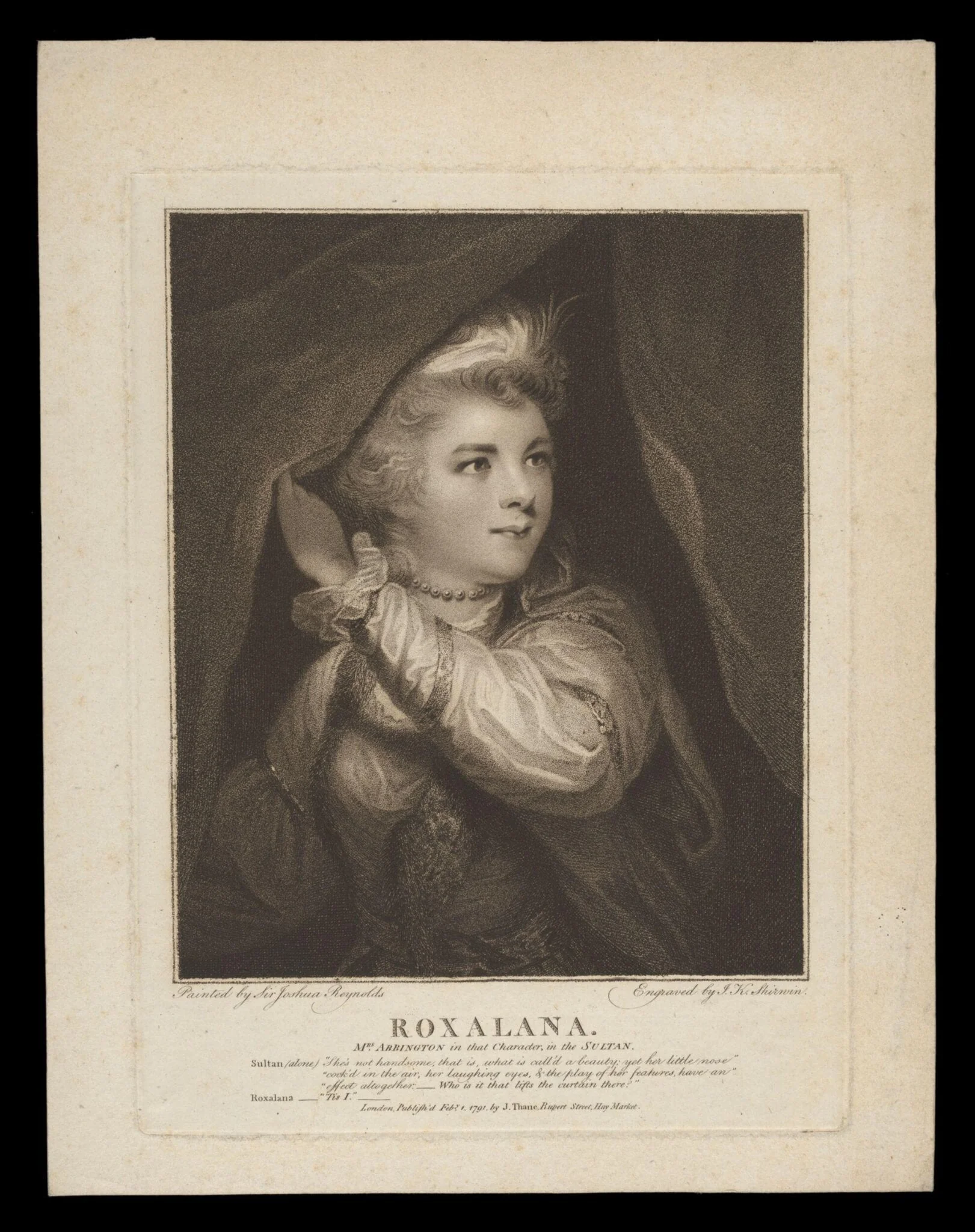 H Beard Print Collection, by Joshua Reynolds, 1