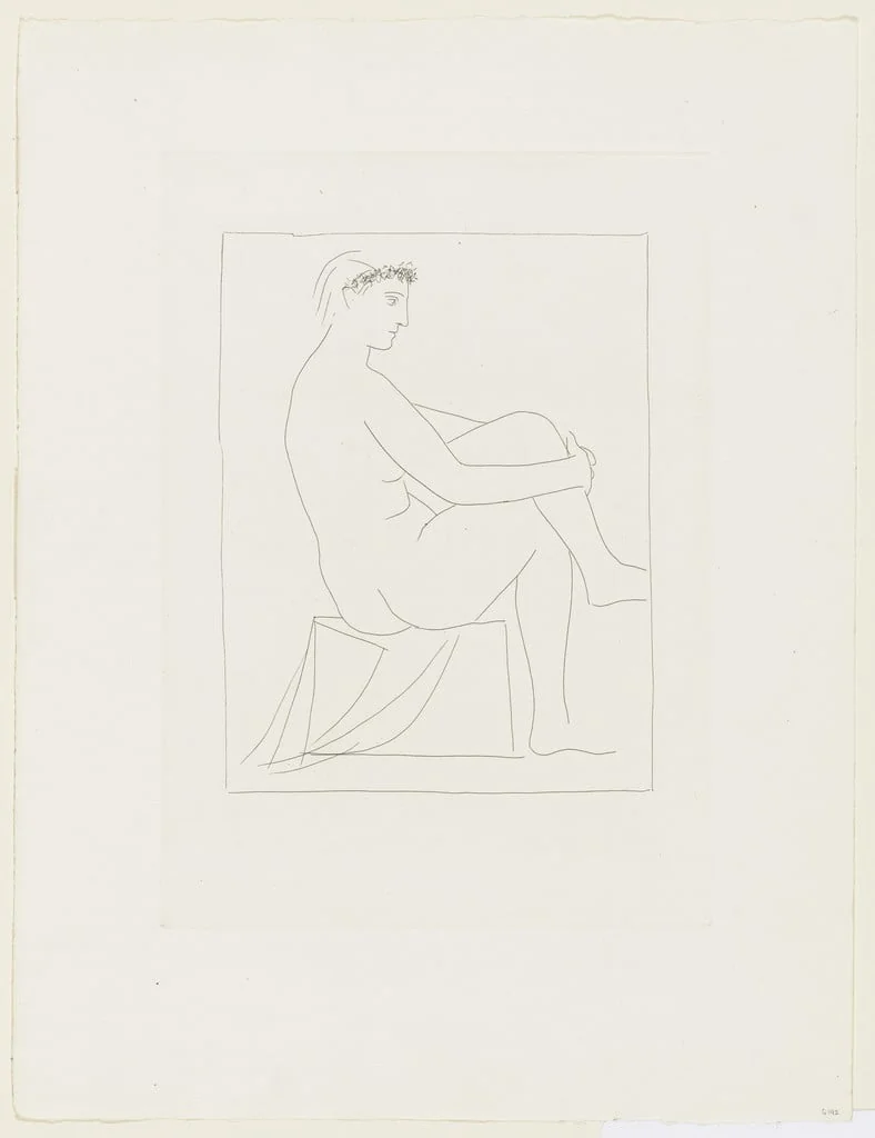 Untitled, by Pablo Picasso, ink, 1930