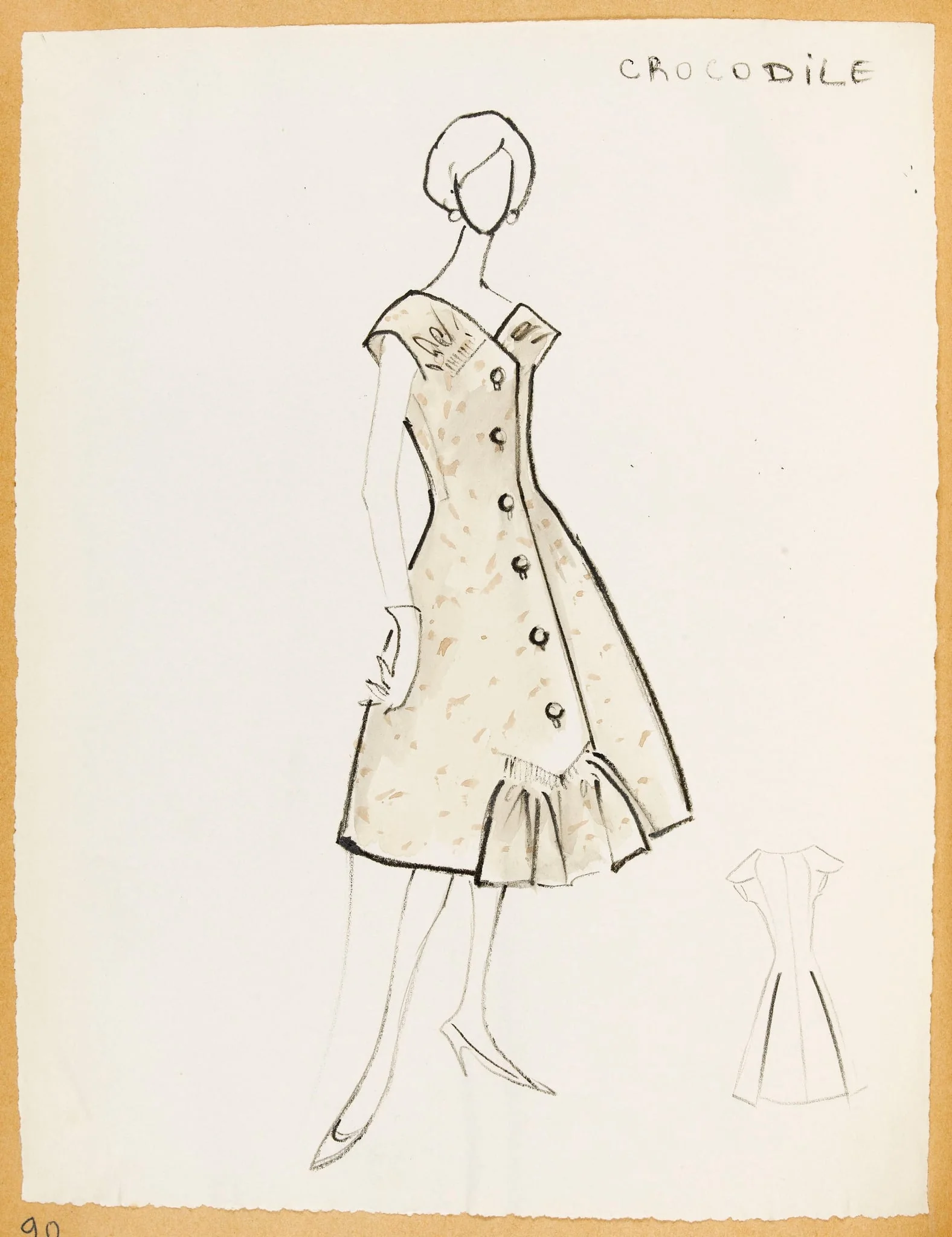 Crocodile, by Carven, 1957