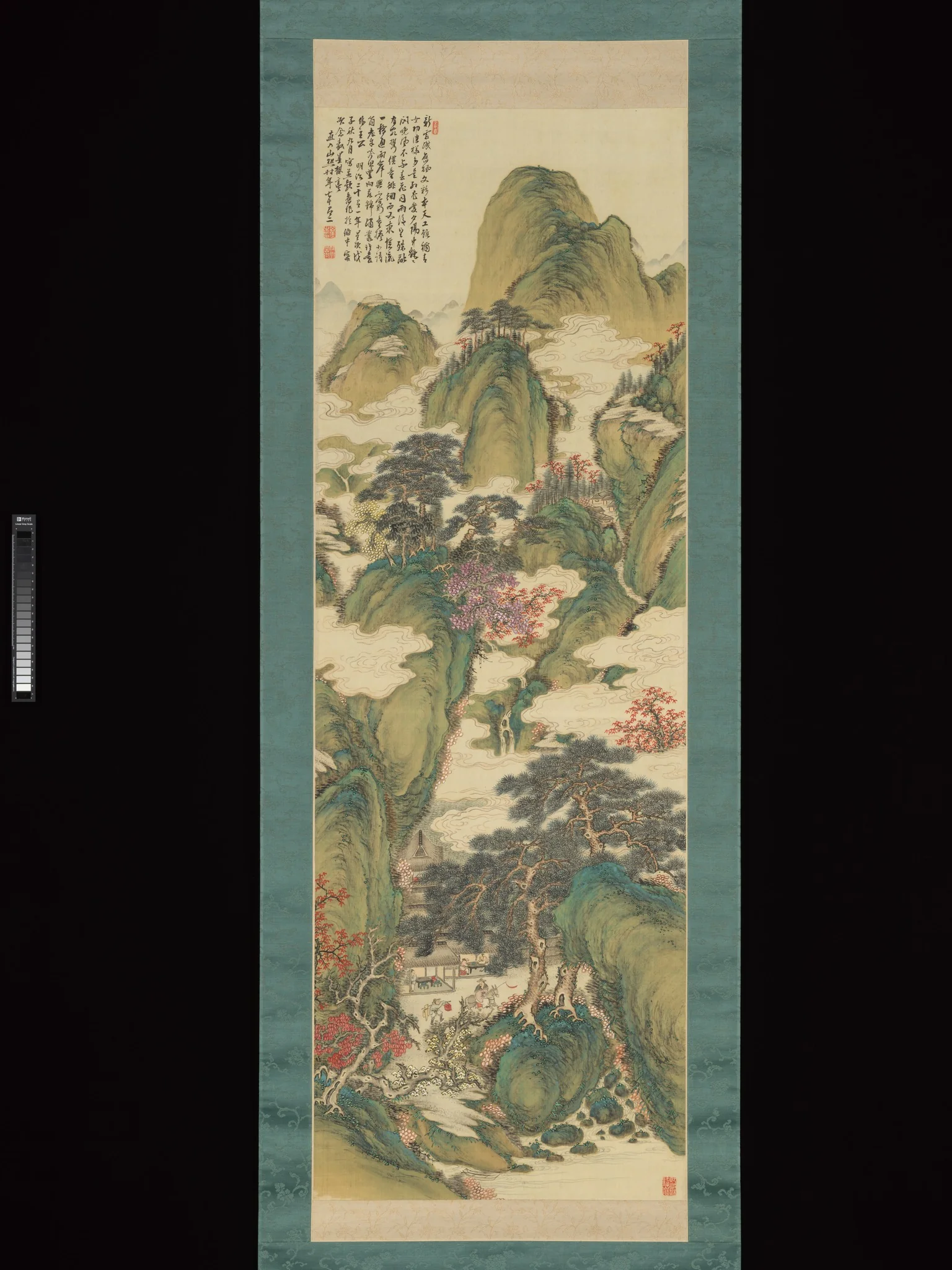 White Clouds and Crimson Trees, by Tanomura Chokunyū, unspecified, 1894