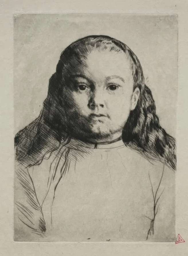 Little Marie, by Alphonse Legros, 1875