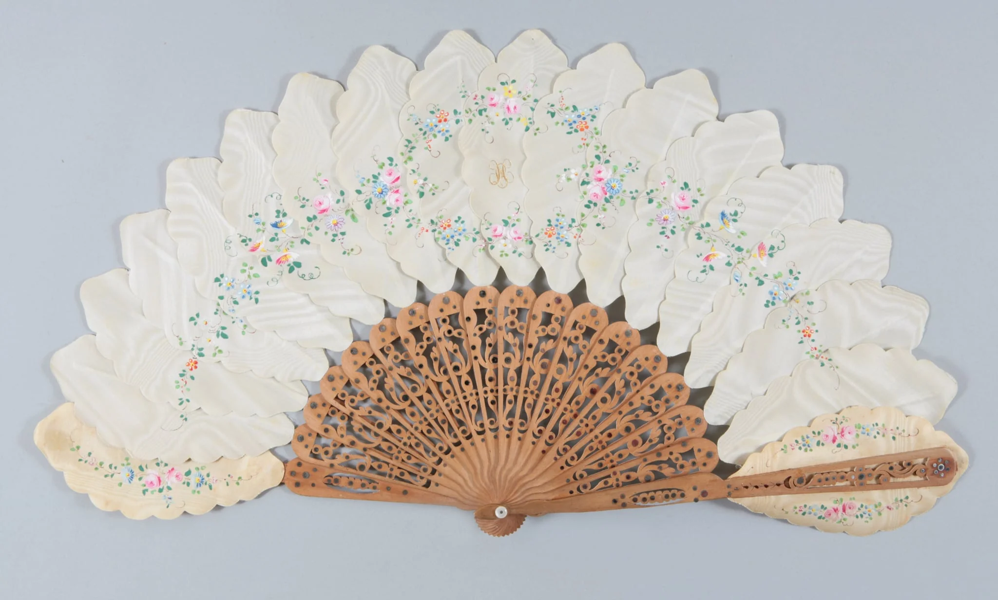 Eventail pliant, by Unknown, unspecified, 1850