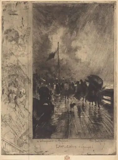 Un Débarquement en Angleterre (Landing in England)