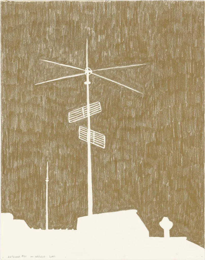 Untitled, by Martin Kersels, graphite, 2001