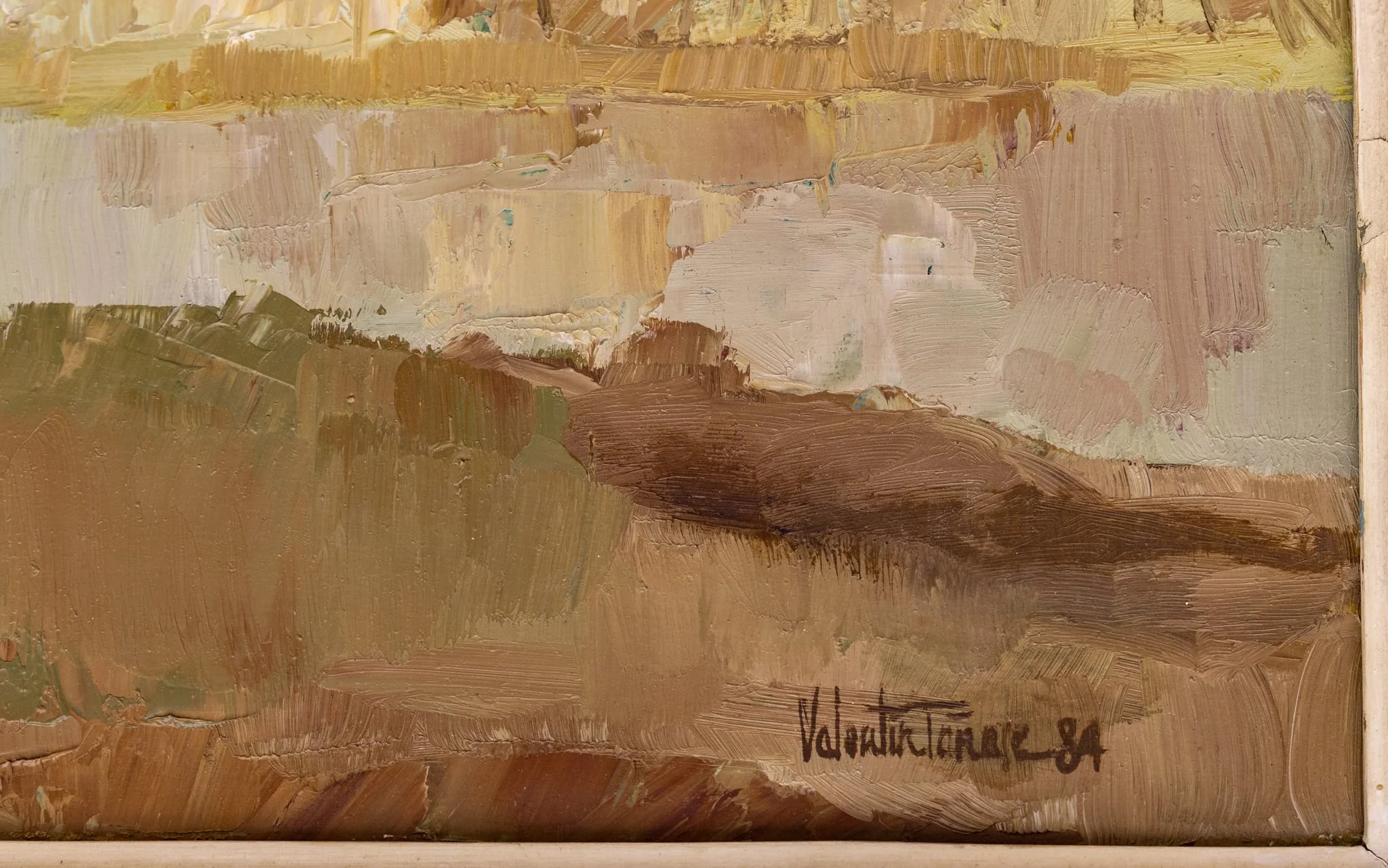 Peisaj, by Tănase Valentin, 1984