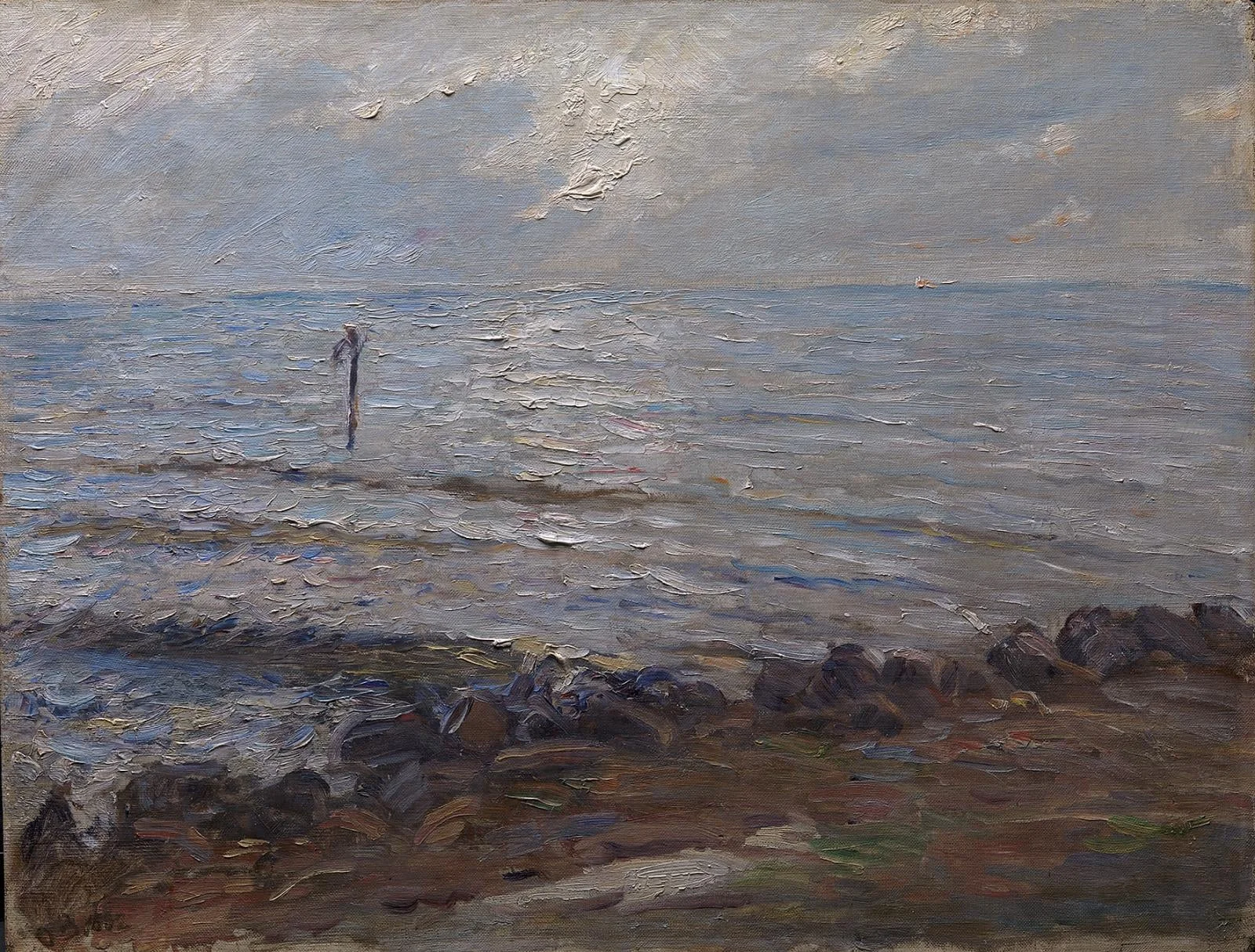 Sunlight over the Sea, by Unknown, 1882