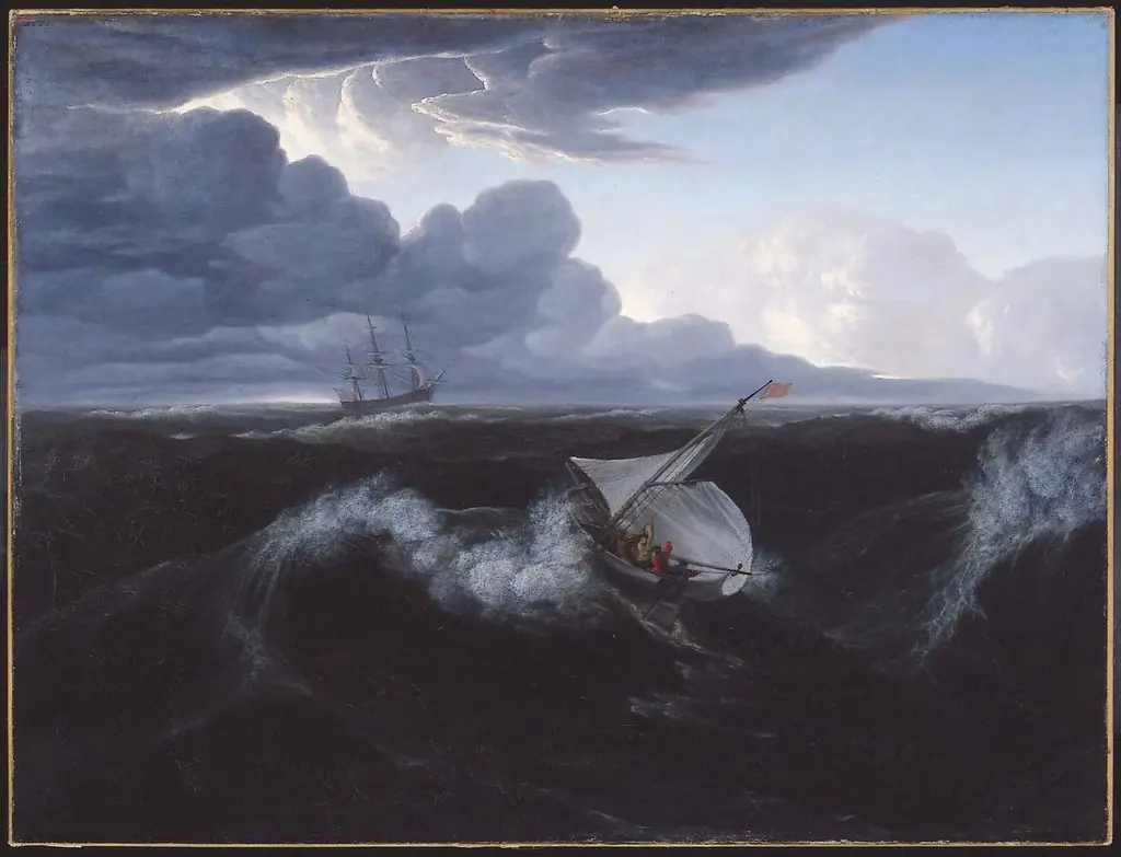 Rising of a Thunderstorm at Sea