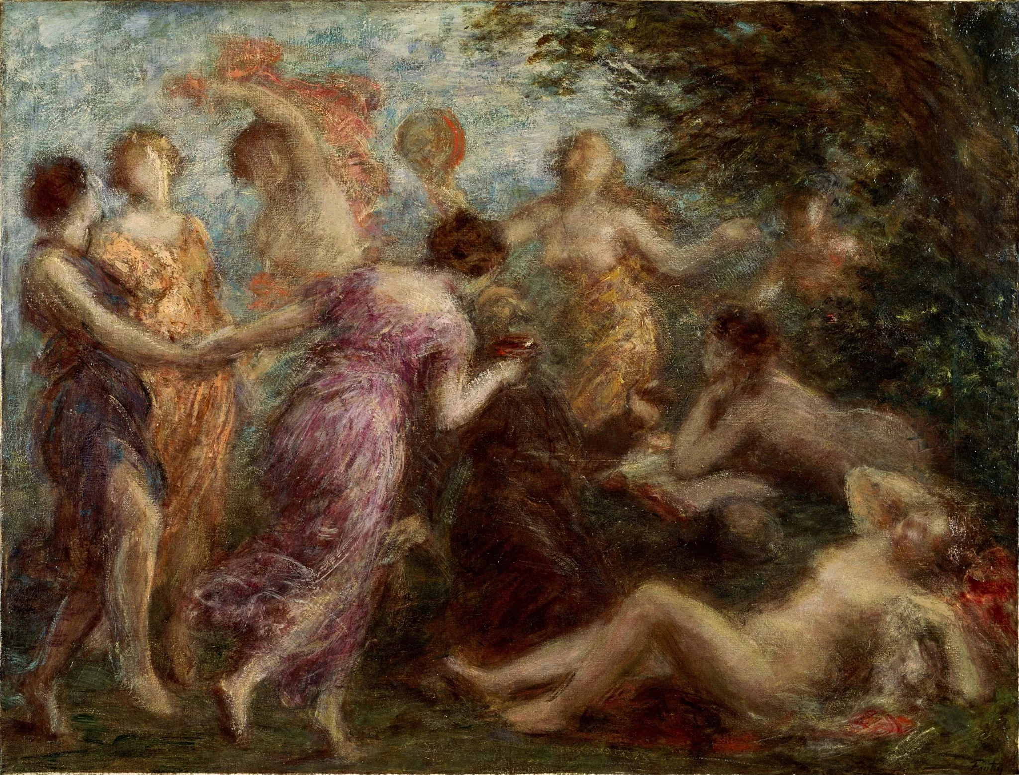 The Temptation of St. Anthony, by Henri Fantin-Latour, oil, 1880