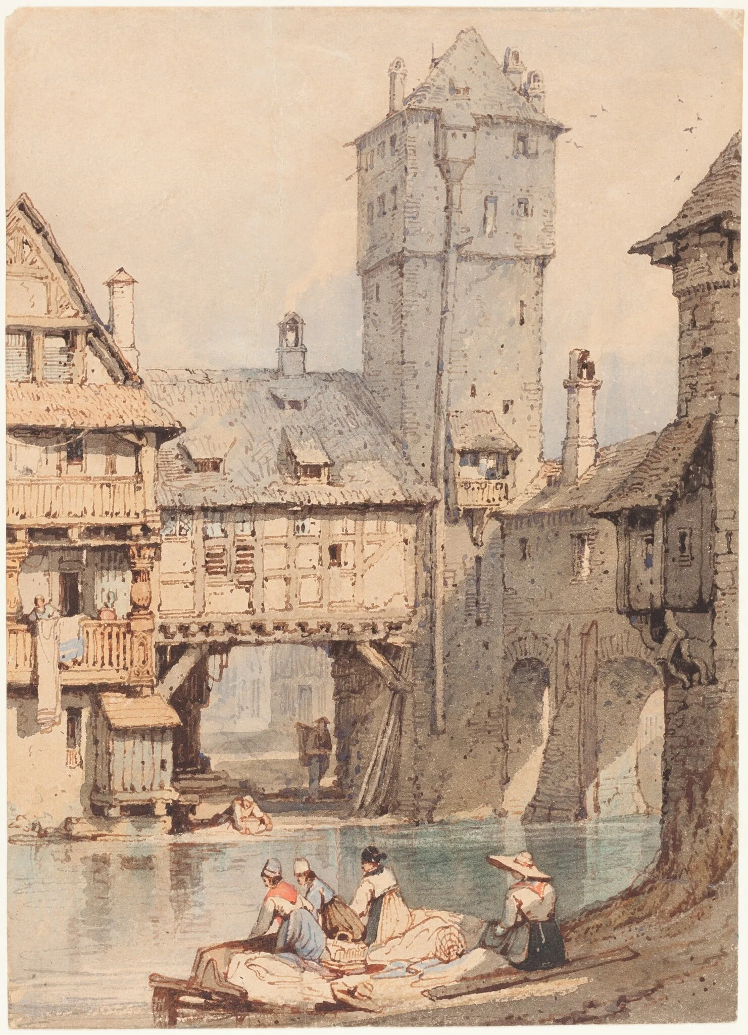Laundresses before the Wasserturm, Nuremberg