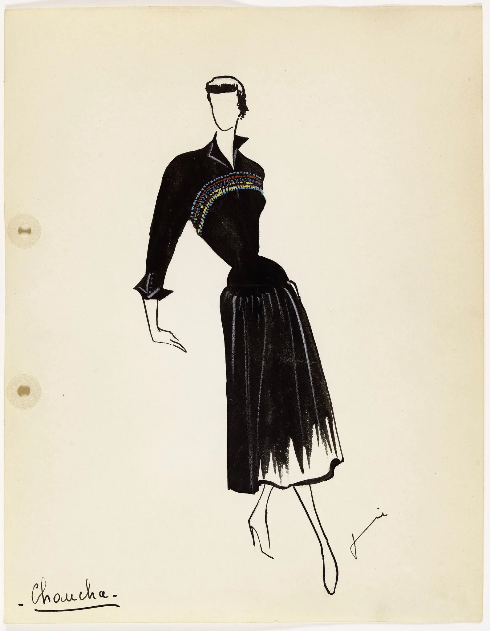'Choucha', by Marie-Louise Carven, 1949