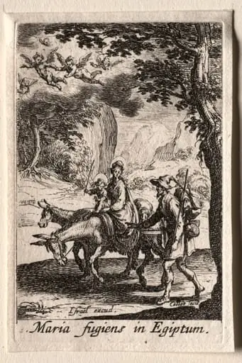 The Life of the Virgin:  The Flight into Egypt