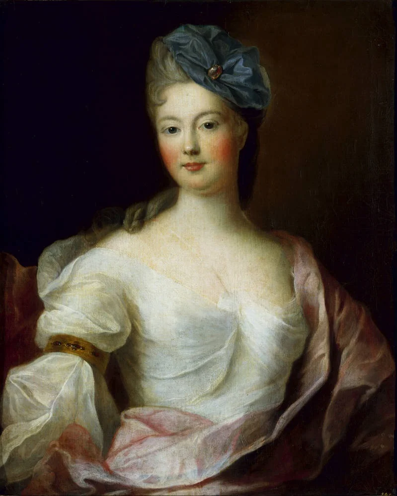 Élisabeth-Charlotte d'Orléans, Duchesse de Lorraine (?), by Pierre Gobert, oil, 1707