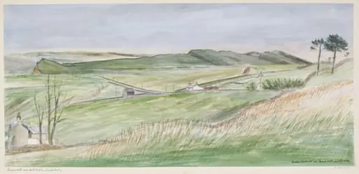 Roman Wall near Haltwhistle, Cumberland