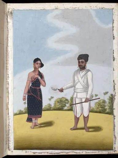 A bricklayer and his wife