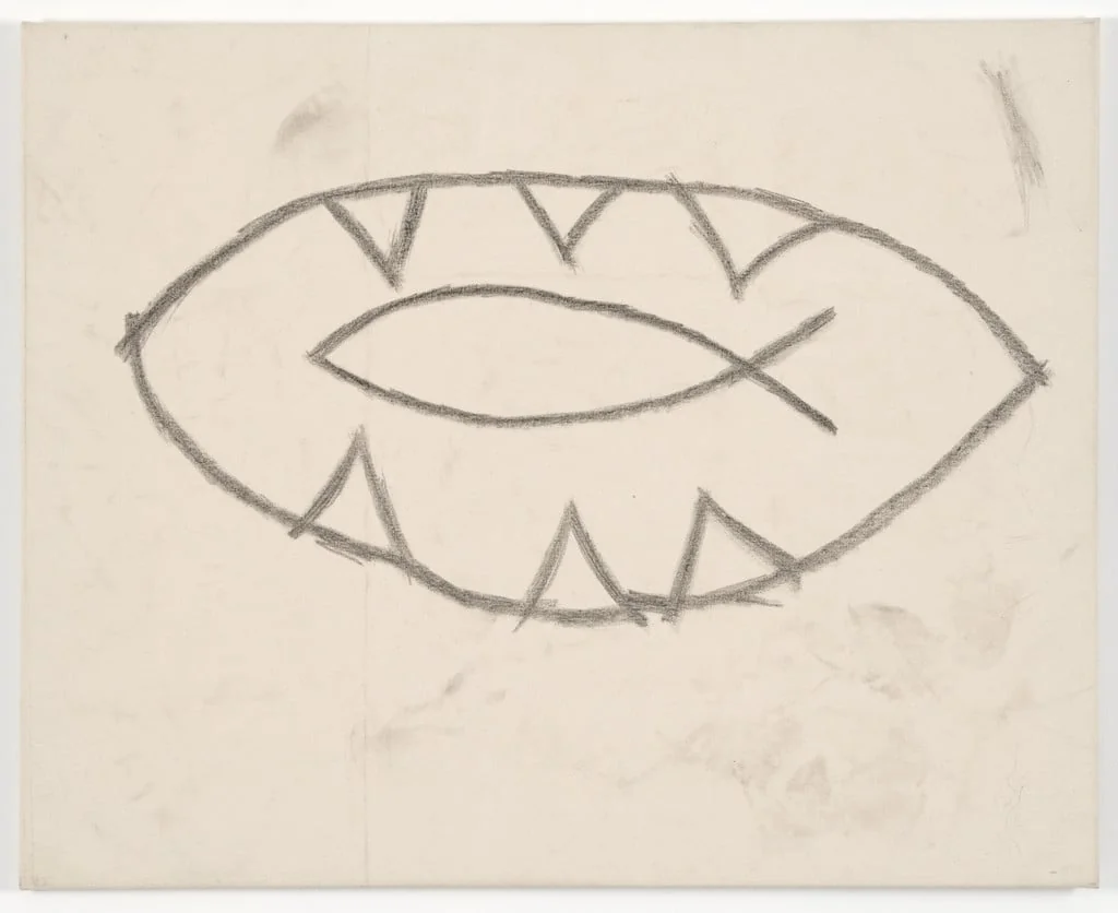 Untitled, by Joe Bradley, graphite, 2008