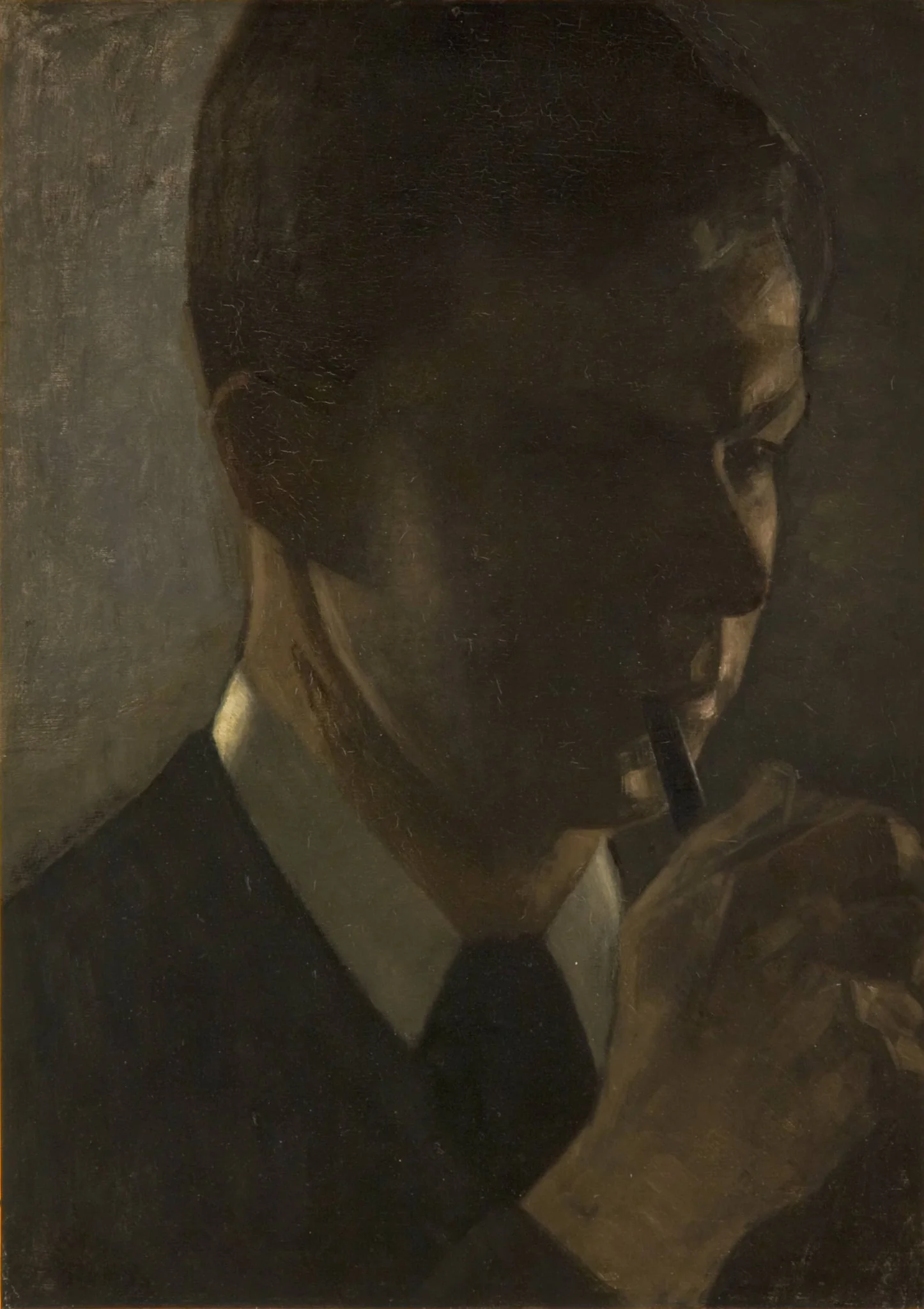 Portrait of Svend Hammershøi, the Artist´s Brother, by Unknown, unspecified, 1901
