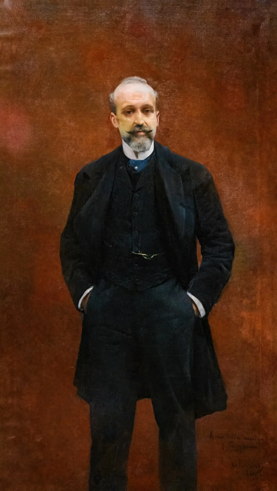 Portrait of Josep Puigcarbó, by Josep Cusachs, unspecified, 1901