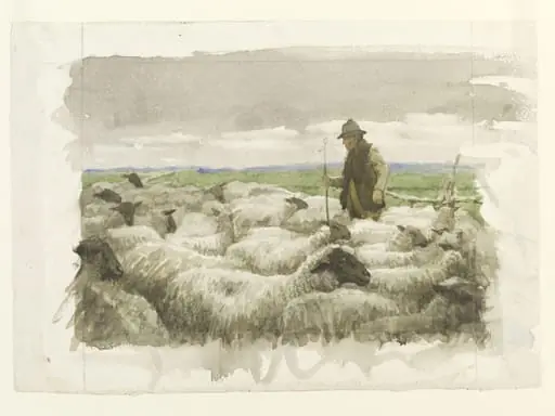 Shepherd and Sheep