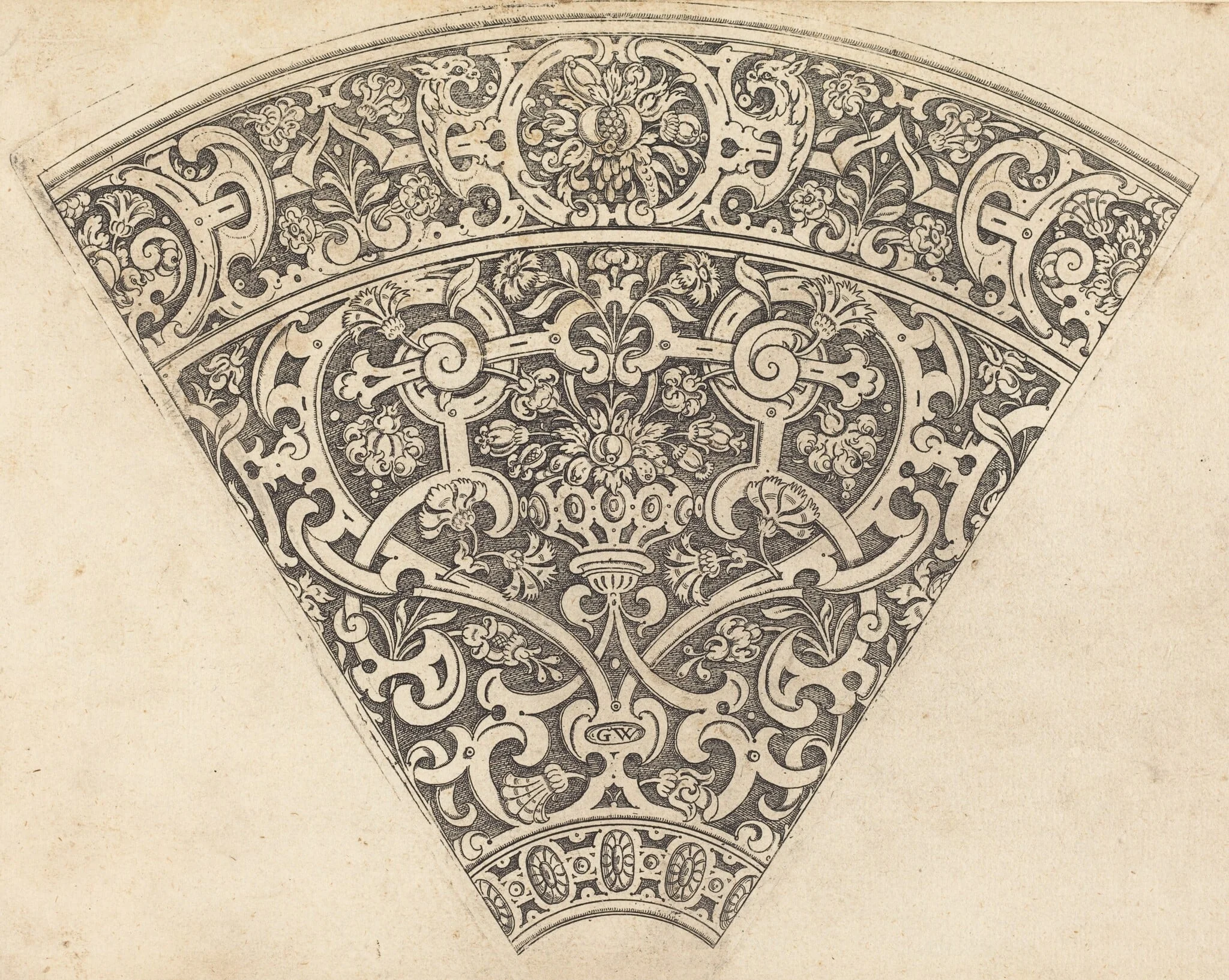 Goblet Design, by Georg Wechter I, ink, 1556
