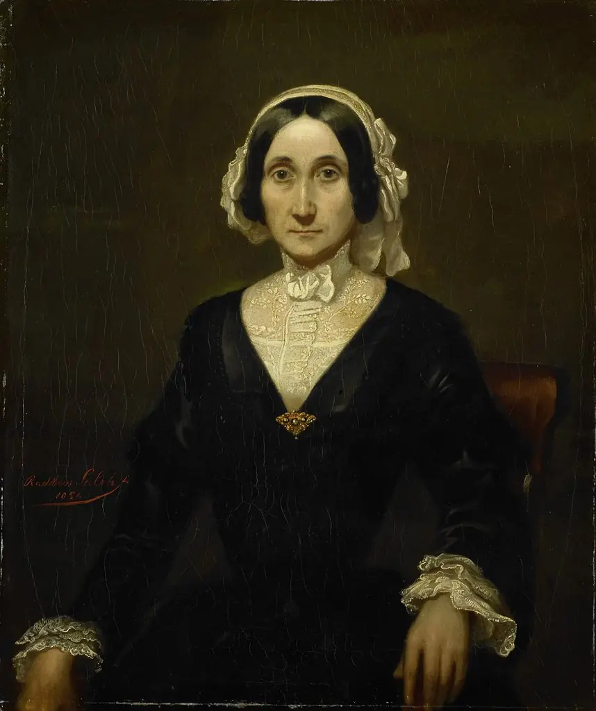 Portrait of Mrs. W.J.S. van Alphen, baroness of Reede van Oudtshoorn