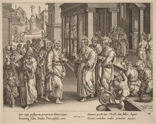 Saint Paul Disputes the Sorcerer