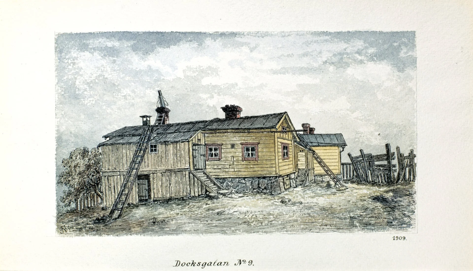 Telakkakatu 9, by Rudolf Åkerblom, 1897