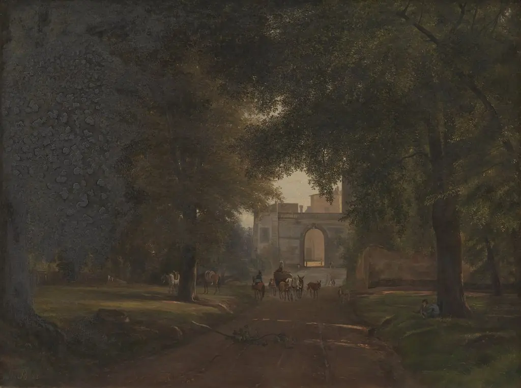 Outside Ariccia
