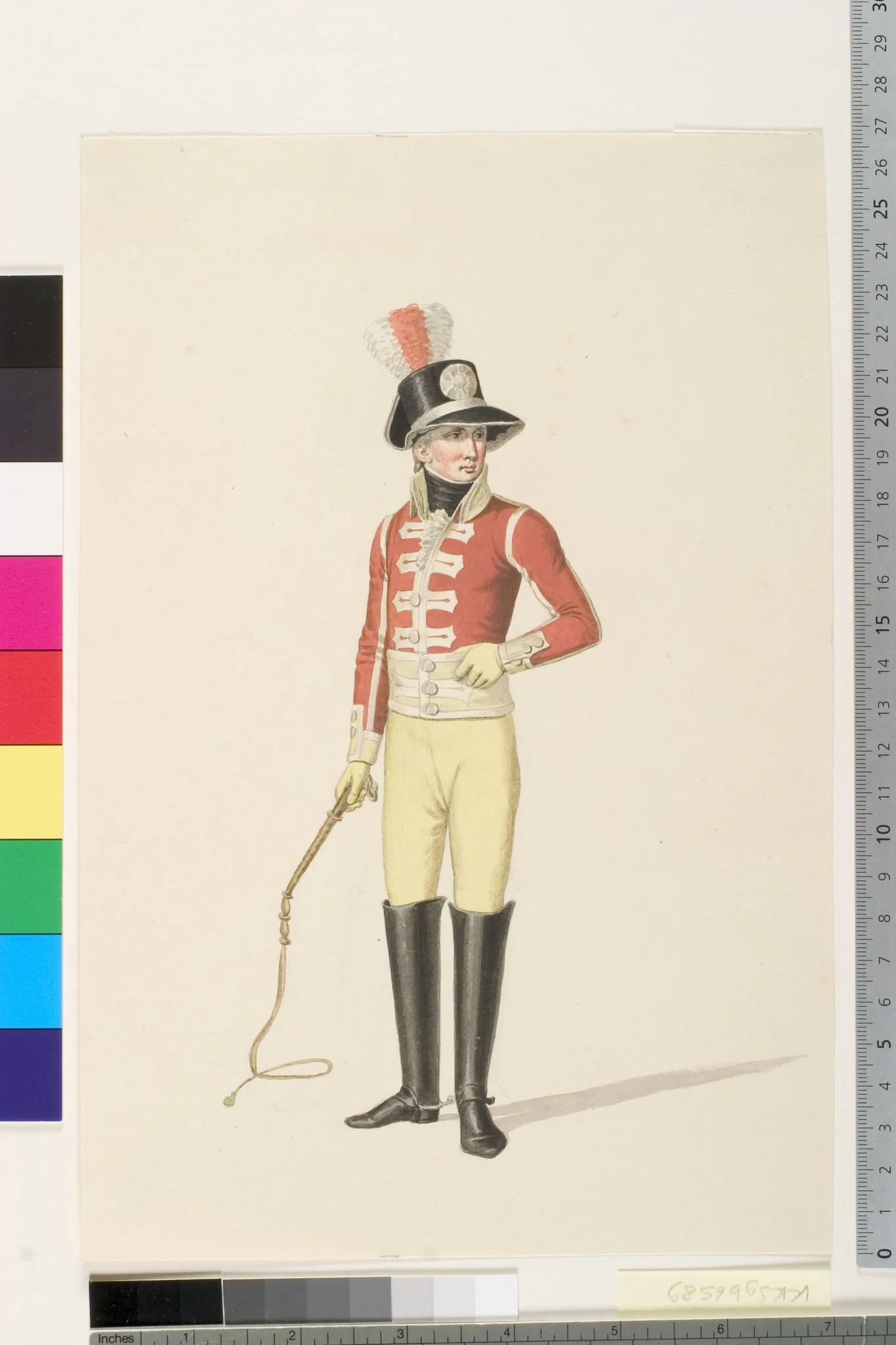 Kongelig forrider, by Unknown, unspecified, 1807
