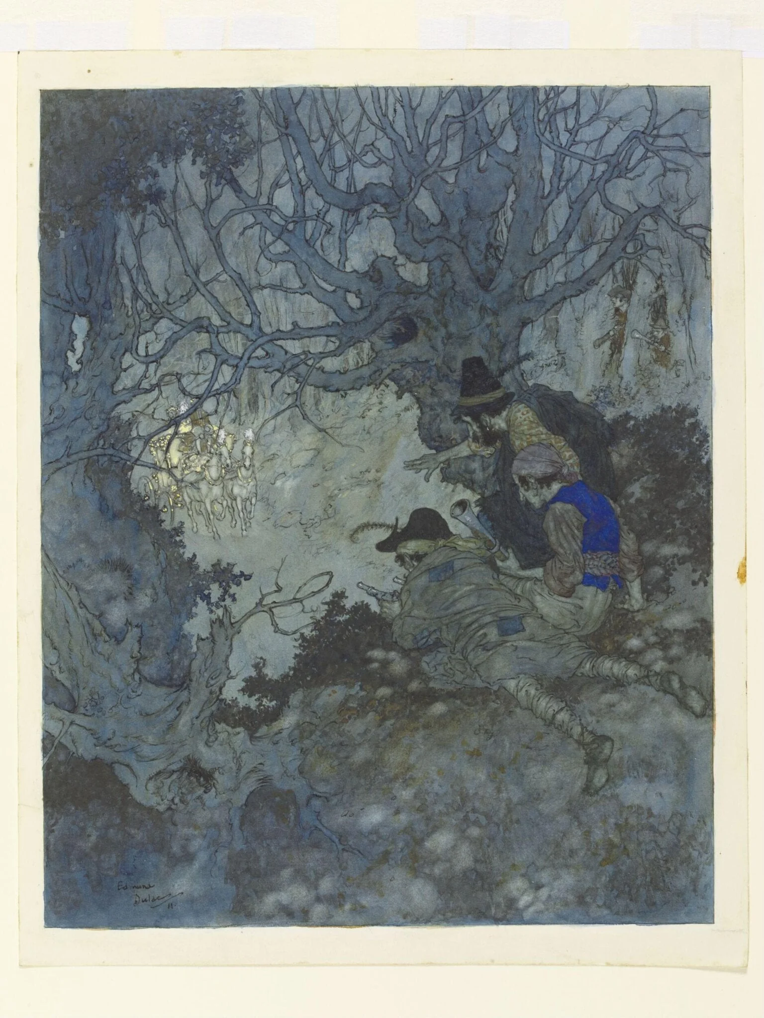 Drawing for illustration to 'The Snow Queen'