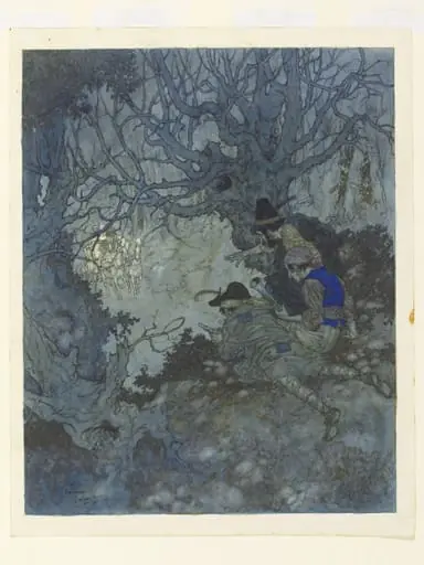 Drawing for illustration to 'The Snow Queen'