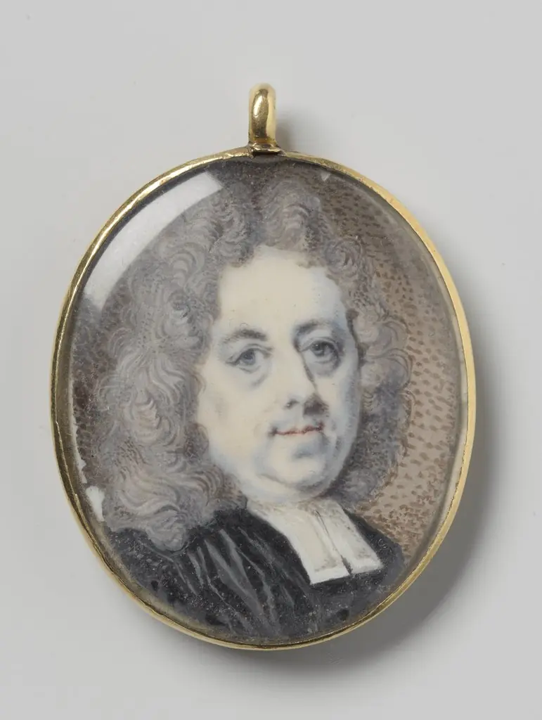 Portret van een predikant