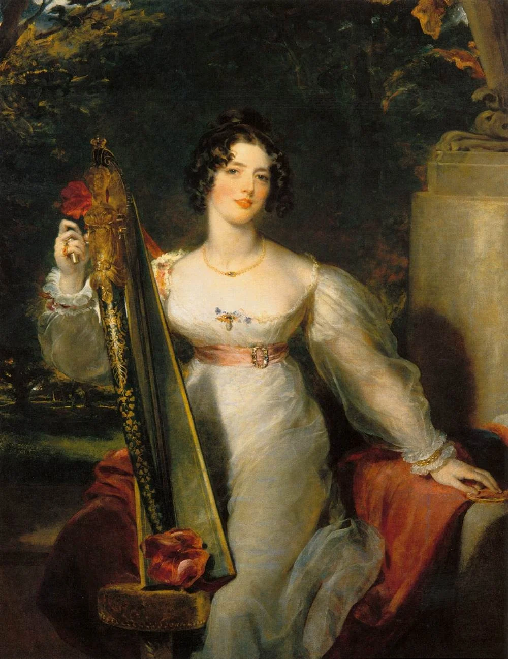 Portrait of Lady Elizabeth Conyngham, by Thomas Lawrence, oil, 1821