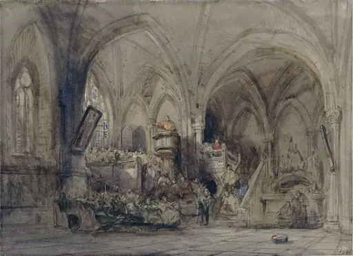 Interior of a church, Spain