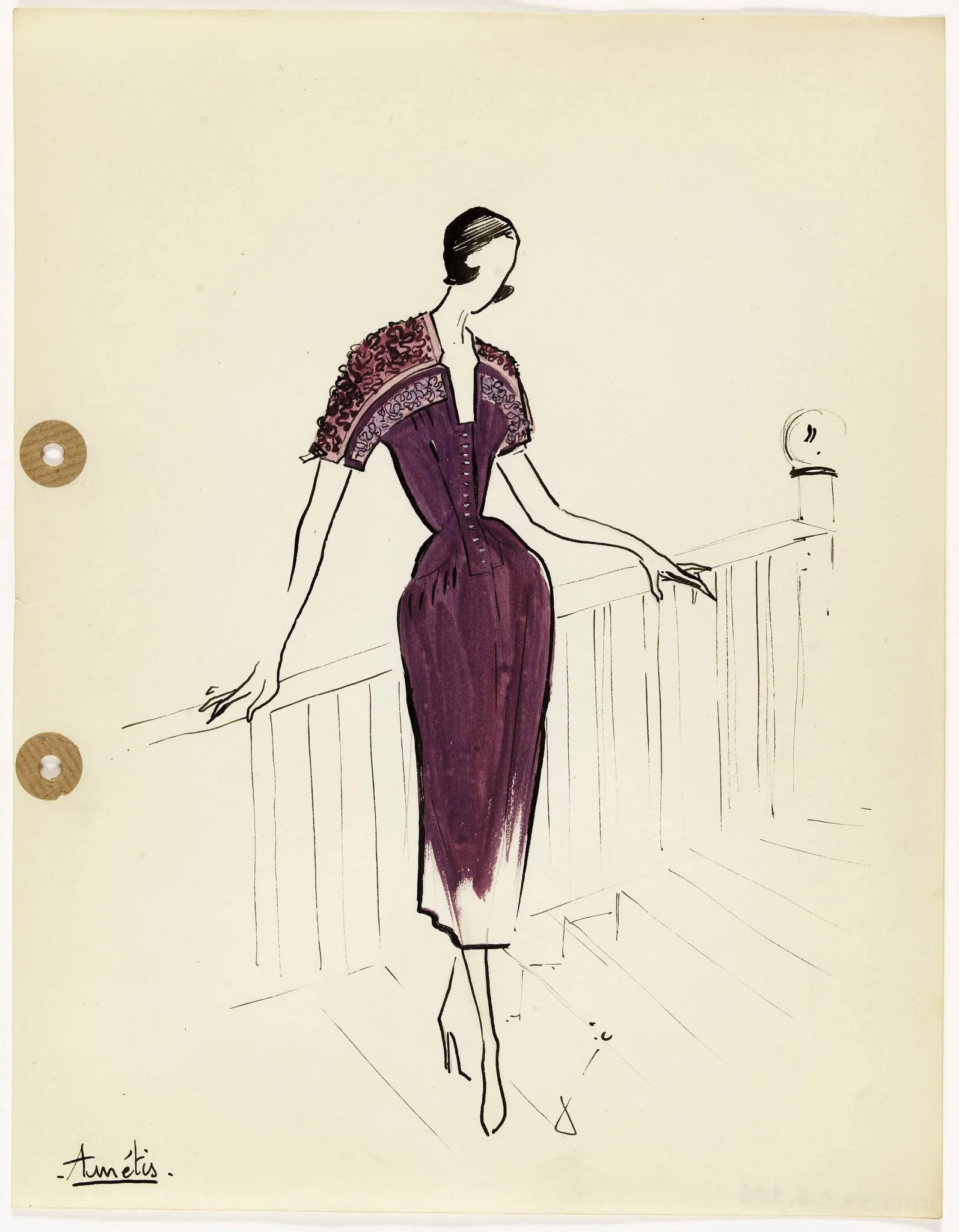 'Amétis', by Marie-Louise Carven, 1949