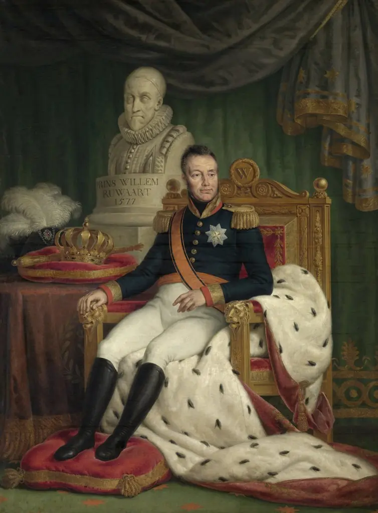 Portrait of King Willem I (1772-1843)