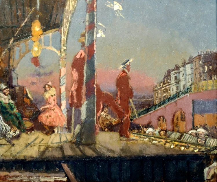Brighton Pierrots, by Walter Sickert, unspecified, 1915