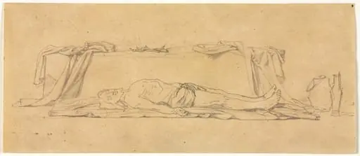 Sketch of the Dead Christ Lying by the Sepulchre