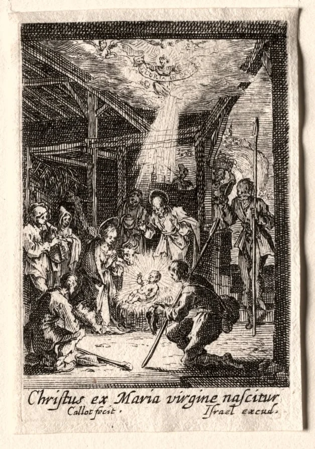 The Life of the Virgin:  The Nativity, by Jacques Callot, 1634