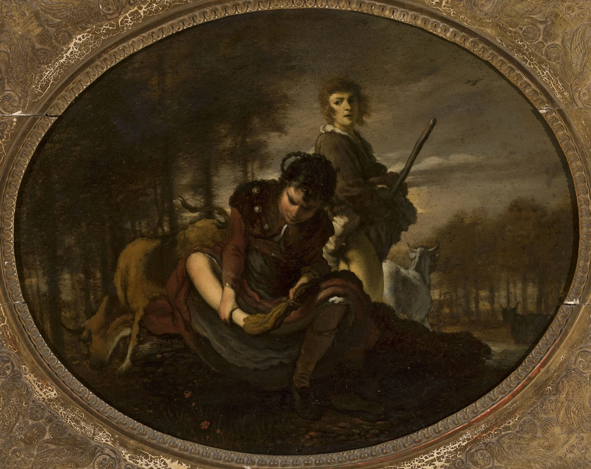 Preparations before crossing the river