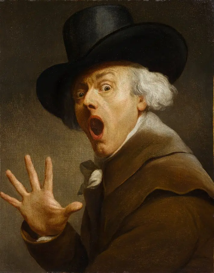 Self-portrait, called the Surprise