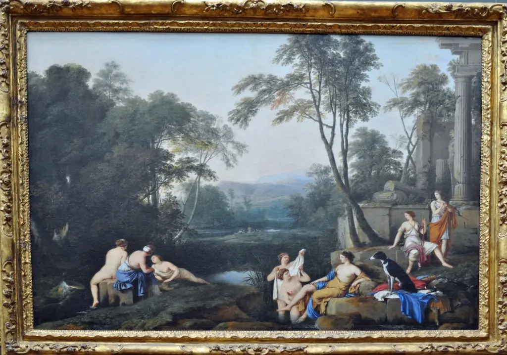 Diana and Her Nymphs in a Landscape