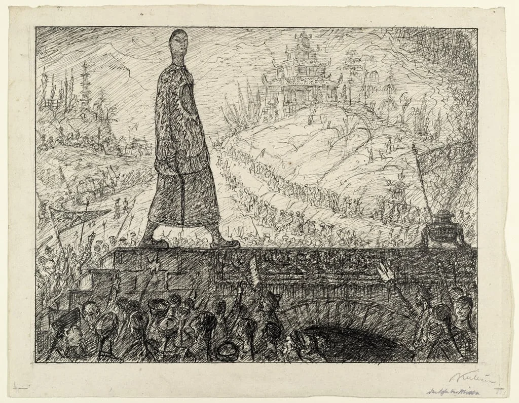 Untitled, by Alfred Kubin, ink, 1910