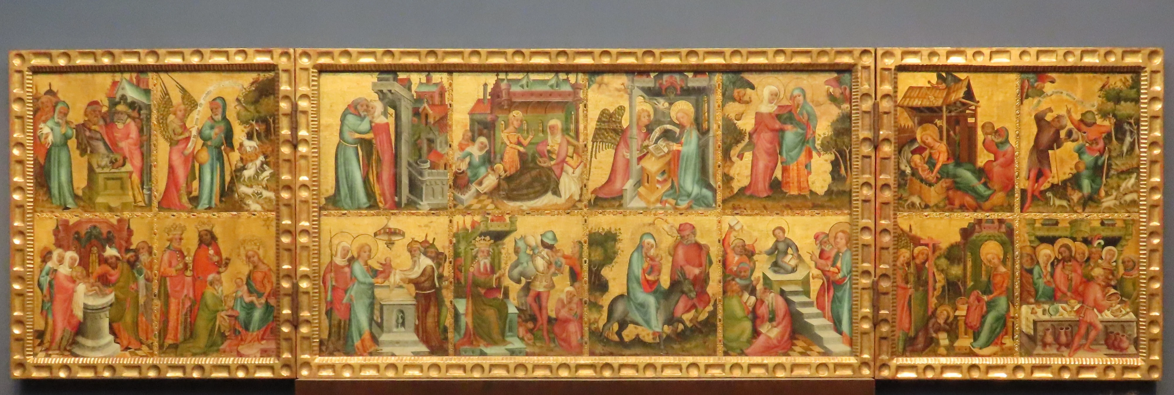 The Buxtehude Altar, by Master Bertram, unspecified, 1390