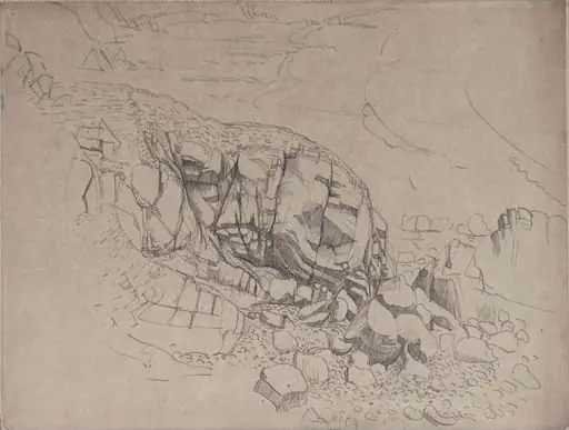 Landscape with rocks