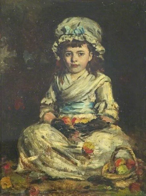 Girl with Flowers