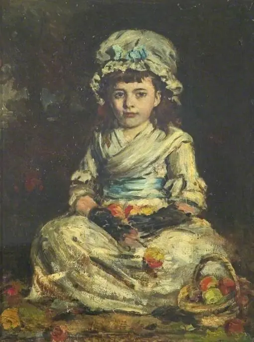 Girl with Flowers