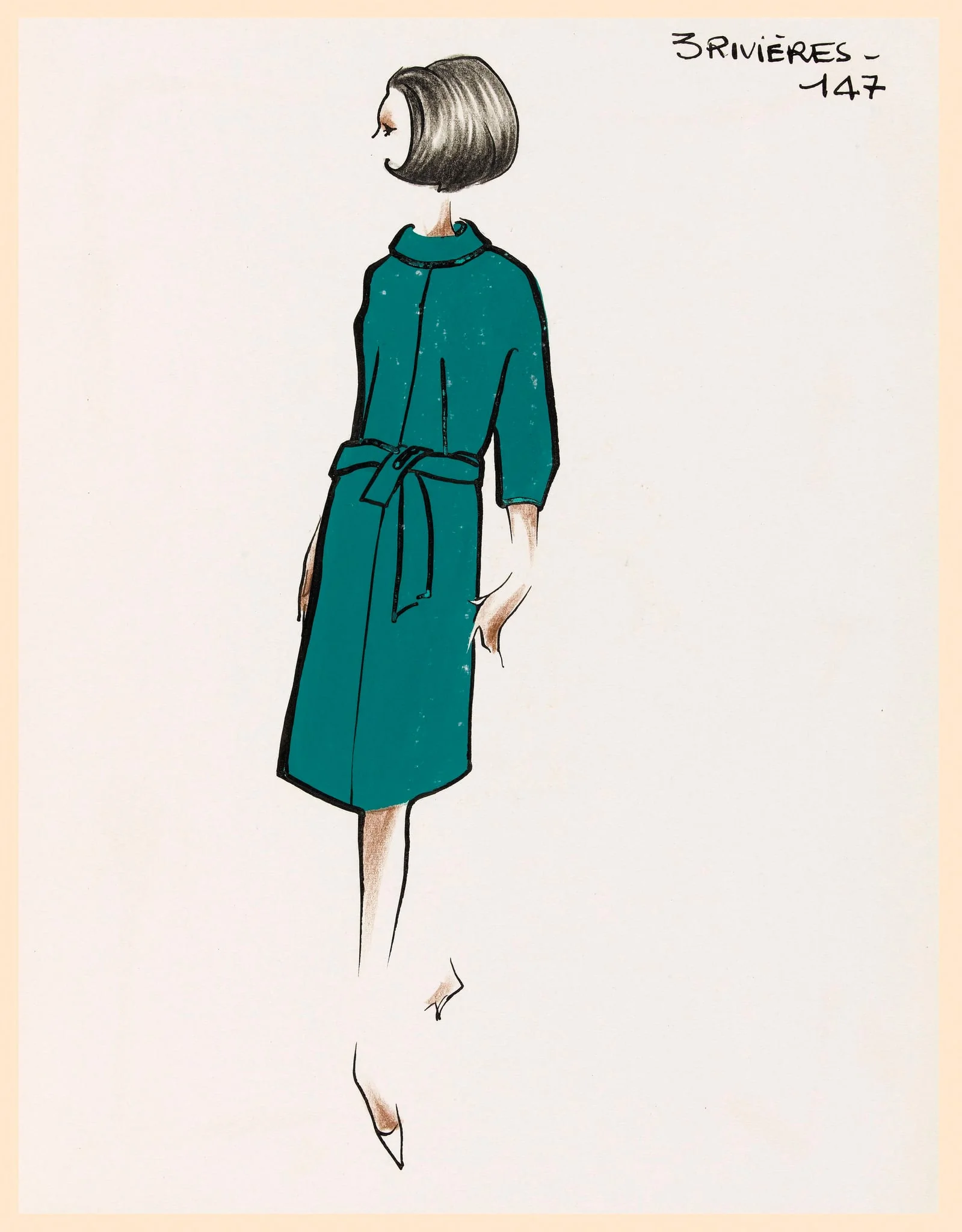 3 rivières, by Marie-Louise Carven, 1962