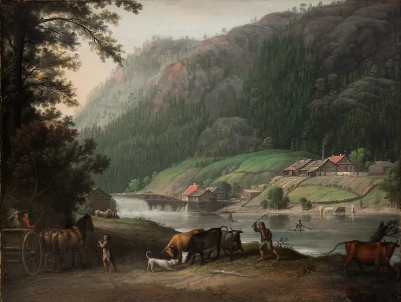Tistedalen ved Frederikshald i Norge