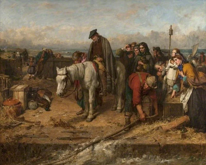 The Last of the Clan, by Thomas Faed, oil, 1865